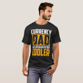 Mens通貨パパ通常のパパと同じが Tシャツ (正面フル)