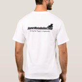 Mens長袖Tロゴ前面/背面 Tシャツ (裏面)