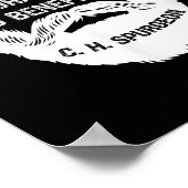 Mens髭を育てるのは自然な&Amp; Manly C. H. ポスター (角)