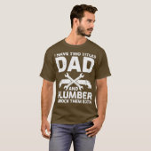 Mens おもしろい I Titles And Plumber Day Tシャツ (正面フル)