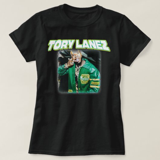 Mens おもしろい Tory Lanezヴィンテージのブートレグラップの用 Tシャツ (デザイン正面)
