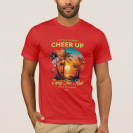 MEN'S 人生の旅を応援Tシャツ Tシャツ