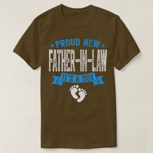 Mens 動揺して New FatherInLaw It's A Boy G Tシャツ (デザイン正面)