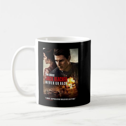 Mens 最高の Jack Reacher Tvシリーズグラフィックティー コーヒーマグカップ (左)