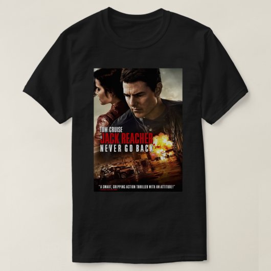 Mens 最高の Jack Reacher Tvシリーズグラフィックティー Tシャツ (デザイン正面)