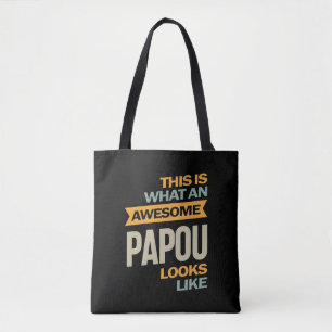 Mens 素晴らし Papouに似ている – 父の贈り物 トートバッグ