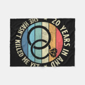 Mens 20年In &Amp；彼女は'；私を殺していないYe フリースブランケット (正面(横))