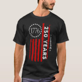 Mens 250th Anniversary America  Tシャツ (正面)
