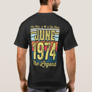Mens 47誕生日男The Myth The Legend Jun Tシャツ