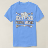 mens 4 cubs t shirts, daddy bear tshirts for fathe tシャツ (デザイン正面)