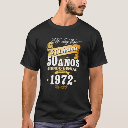 Mens 50Th Birthday Gift For Him In Spanish, Regalo Tシャツ (正面)