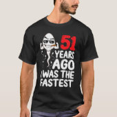Mens 51番目の誕生日ギャグドレス51年前の私はTh Tシャツ (正面)