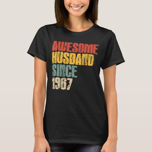 Mens 56結婚th Anniversary for Husb素晴らし Tシャツ (正面)