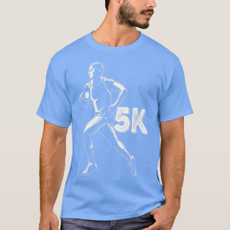Mens 5Kマラソンランナーロードレースランニングの製品 Tシャツ