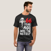 Mens 66誕生日ギャグドレス66年前の私は tシャツ (正面フル)