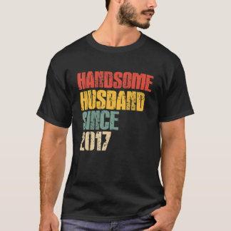 Mens 6th Wedding Anniversary for Him Handsome Husb Tシャツ