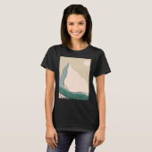 Mens Abstract Mountains Landscape Nature Sky Minim Tシャツ (正面フル)