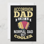 Mens Accordion音楽楽器プレイヤーBeginner Le 招待状 (正面)