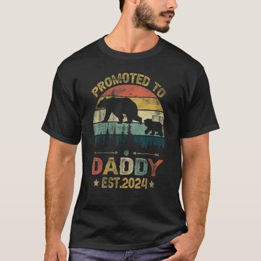 Mens Addy 2024に昇進おもしろい新しいDaddy Tシャツ (正面)