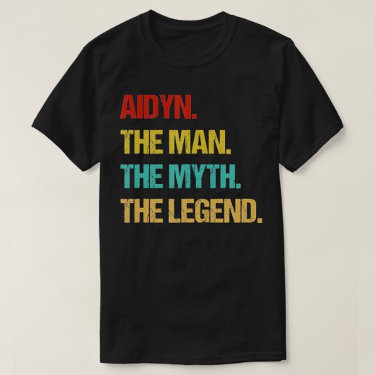 Mens Aidyn伝説の男 Tシャツ (デザイン正面)