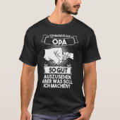 Mens Als Opa so gut auszusehen Opa Großvater Tシャツ (正面)