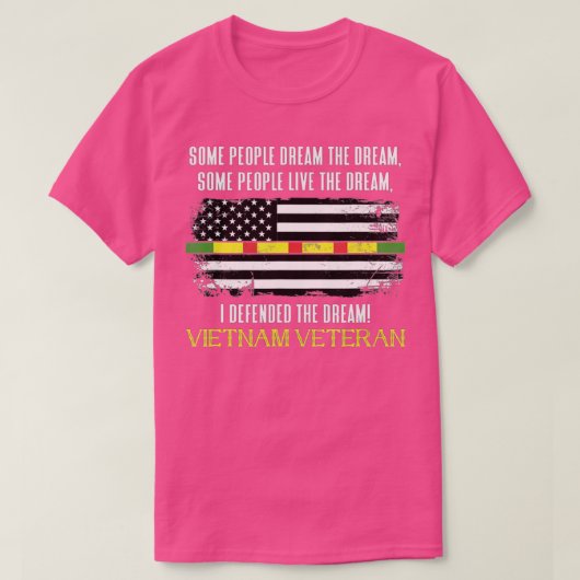 Mens American Flag Veterans Day Patriotic Vietnam  Tシャツ (デザイン正面)