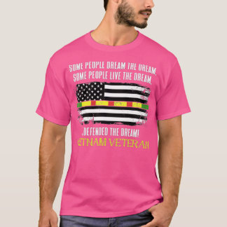 Mens American Flag Veterans Day Patriotic Vietnam  Tシャツ