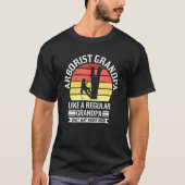Mens Arborist Grandpa Like A Regular Only Arborist Tシャツ (正面)