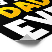 Mens Asl Sign Language Deaf Awareness And Deaf Dad ポスター (角)