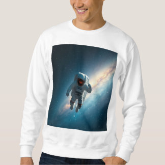 Men's Astronaut Space Galaxy Sweatshirt スウェットシャツ