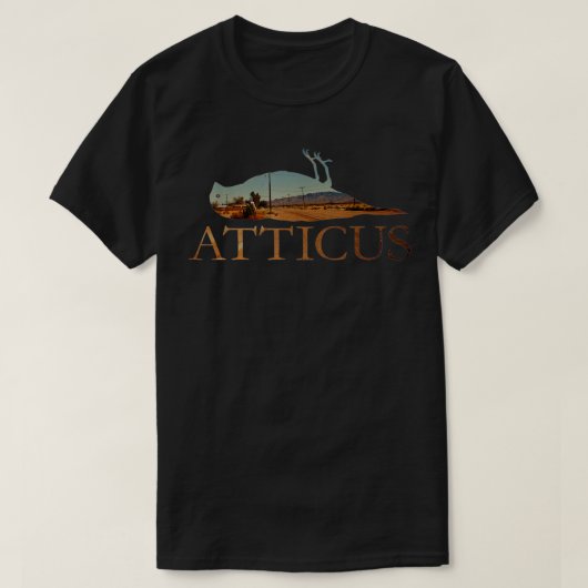 Mens ATTICUS Horizon Bird Tシャツ(写真プリント) Tシャツ (デザイン正面)