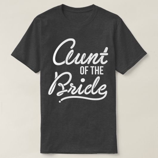 Mens Aunt Of The Bride Bachelor Party  Tシャツ (デザイン正面)