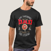 Mens Axe Throwing Dad Hatchet & Axe Throwing Tシャツ (正面)