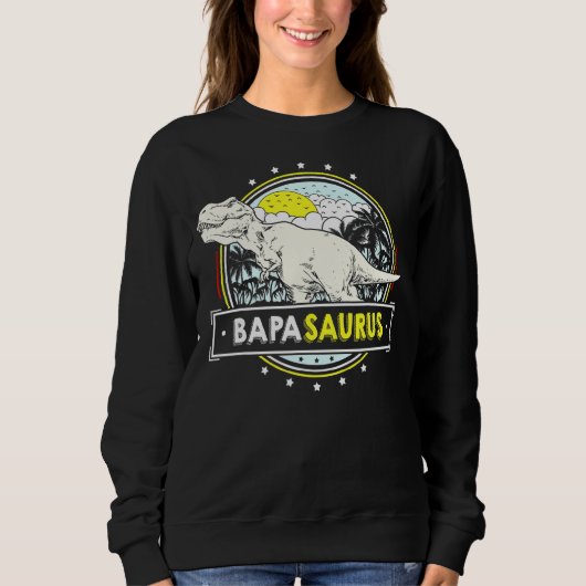 Mens Bapa孫の男性へTrex Bapasa スウェットシャツ (正面)