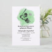 Men's Baseball Hitting 50th Birthday 招待状 (スタンド正面)