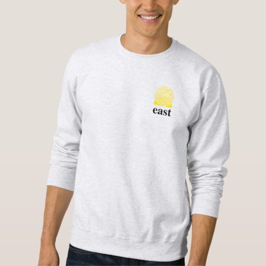Men's Basic Sweatshirt in Ash スウェットシャツ (正面)