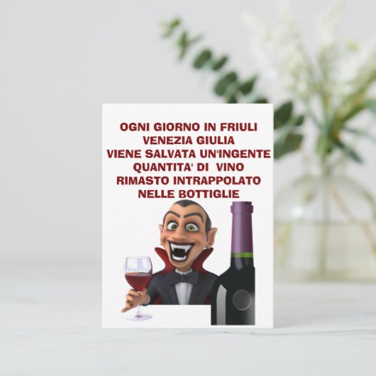 Men's Basic T-Shirt ポストカード (スタンド正面)