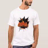 Men's Basic T-Shirt BASKETBALL Tシャツ (正面)