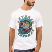 Men's Basic T-Shirt veteran fisherman Tシャツ (正面)
