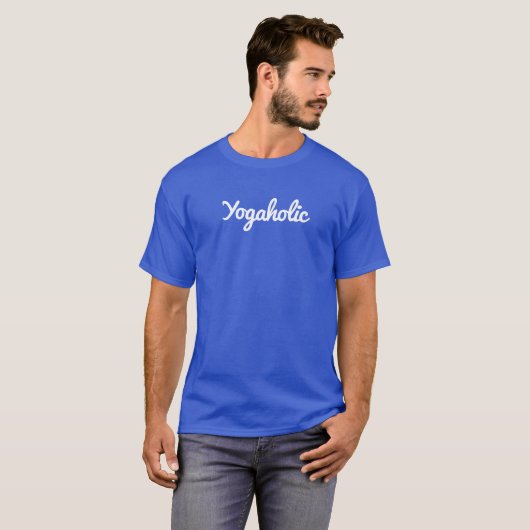 Men's Basic T-Shirt | Yogaholic Tシャツ (正面フル)