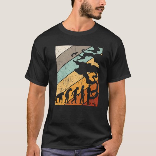Mens BBQグリリング進化ギフトグリルマスター Tシャツ (正面)