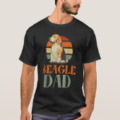 Mens Beagle Dad Beagle Father Beagle Owner Fathers Tシャツ (正面)
