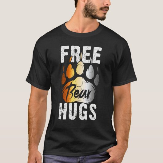 Mens Bear Paw Bear Community Bear Flag Gay Bear Pr Tシャツ (正面)