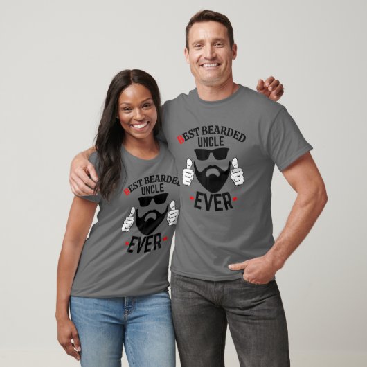 Mens Bearded Uncle Mens Beard Humor Funny Superhe Tシャツ (ユニセックス)