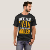 Mens Beetle Dad Like a Regular Dad but Cooler Tシャツ (正面フル)