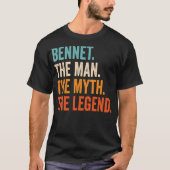 Mens Bennet男の神話の最初の伝説 Tシャツ (正面)
