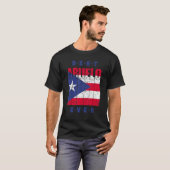 Mens Best Abuelo Ever Puerto Rico Flag Retro Puert Tシャツ (正面フル)