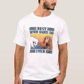 Mens Best Boykin Spaniel Dad Ever Funny Dog Lover Tシャツ (正面)