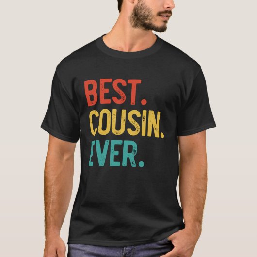 Mens Best Cousin Ever Father's Day Cousin Tシャツ (正面)