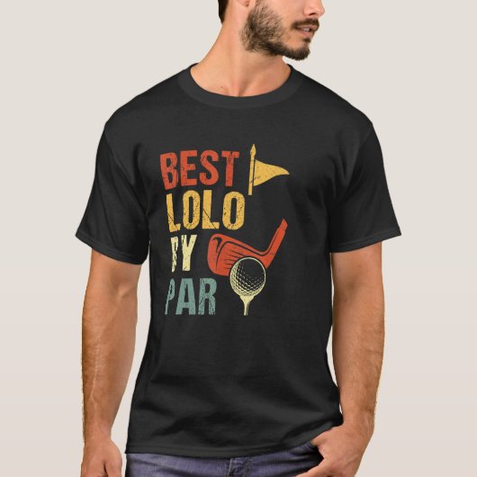 Mens Best Lolo By Par Golf Tシャツ (正面)